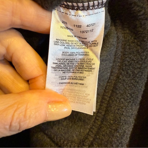 Women’s Columbia Charcoal Fleece Full Zip Jacket sz 1X - Picture 7 of 8